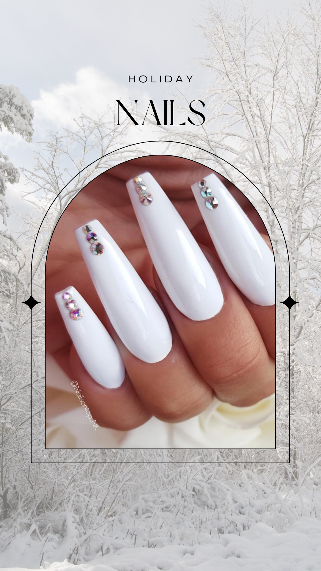 Nail Guide: Winter White Nails - DEAR YOUNG QUEEN